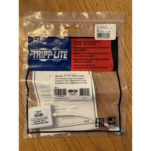 TRIPP LITE DisplayPort to VGA Adapter Model P134-06N-VGA - White